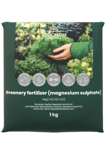 Magnesium sulphate (Epsom Salt) greenery fertilizer